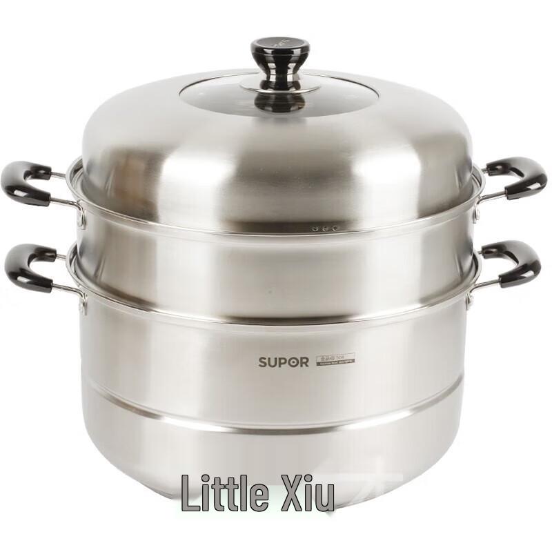 

Supor 304 Stainless Steel 3-Layer 34cm Steamer Pot