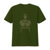 Vintage Tribal African Elder Unisex Gold Print Cool Streetwear Casual T Shirt vintage Washed Stylish Breathable homme Stretched