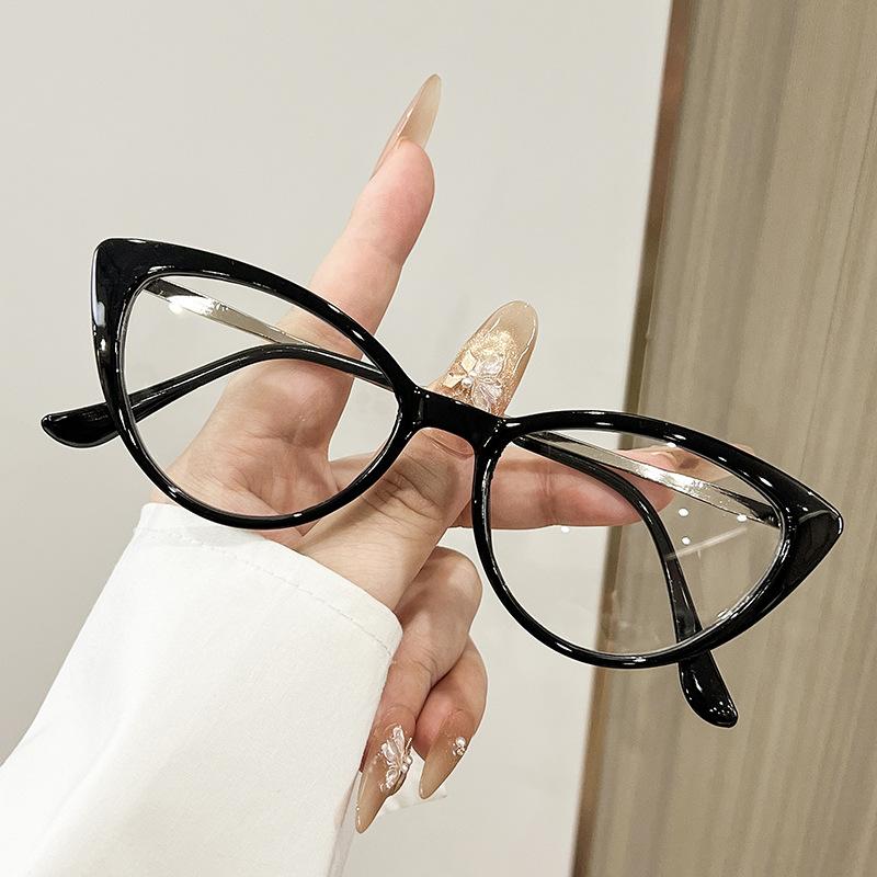 

Blue Light Blocking Glasses Women Cat Eye Framed Fashion Computer Glasses Men Black Frame Clear Anti Radiation Filter Glasses