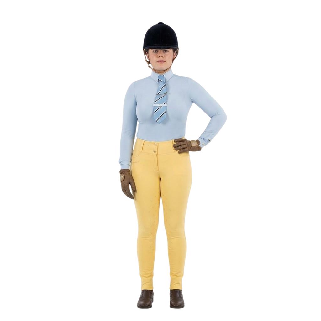 Supreme Products Womens/Ladies Champion Show Rider Quarter Zip Long-Sleeved Competition Shirt