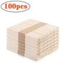 100pcs Ice Cream Popsicle Sticks Wooden Sticks Ice Cream Spoon Hand Crafts Art Ice Cream Lolly Cake Tools DIY Wooden Sticks