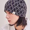 VARZAR VA Pattern Jacquard Beanie Black