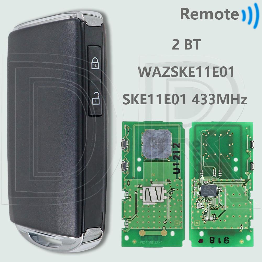 DR OEM PCB 6A Chip SKE11D/11E-01 WAZSKE11E01/11D01 315/433MHz Proximity Car Remote Key For Mazda 3 CX-30 CX-50 CX-90 2019-2023 Blade B