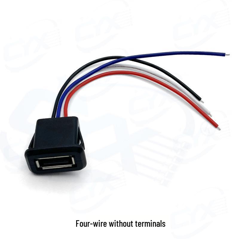 Kabel przedłużający złącze USB 2.0 żeńskie do urządzeń biurowych i ładowania samochodowego