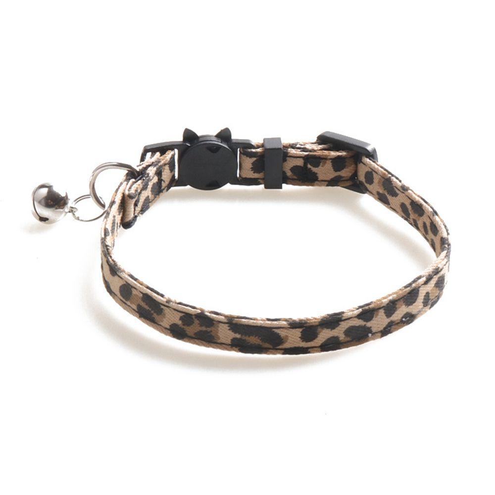 leopard print cat collar
