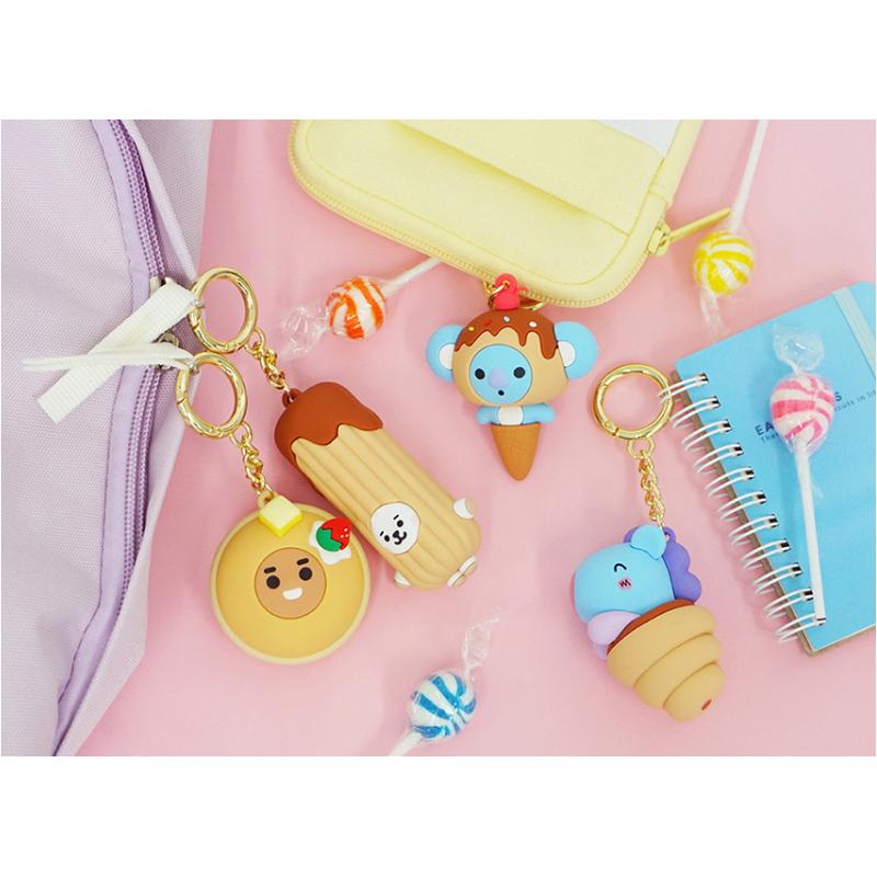 BTS BT21 Offizieller Baby Sweet Things Figur Schlüsselanhänger Authentisch