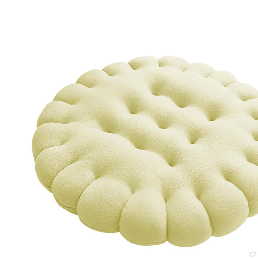 Biscuit Shape Cushion Chair Pad Butt Cute Soft Comfortable Simple Throw Pillow Floor