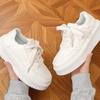 Women's New Little White Shoes Thick-soled Versatile Board Shoes Soft-soled Heightening Casual Sports Shoes Board Shoes Thick-soled Little White Shoes