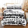 Virtual Band Gorillaz Bedding Set,Band Gorillaz Duvet Covers Double Bed Twin Size Bedding Quilt Cover Cartoon Children'S For Hom