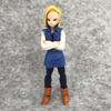 Dragon Ball Z Super Saiyan Future Trunks Android 18 Jointed Action Figure with Interchangeable Faces Accessories Model Toy Gift