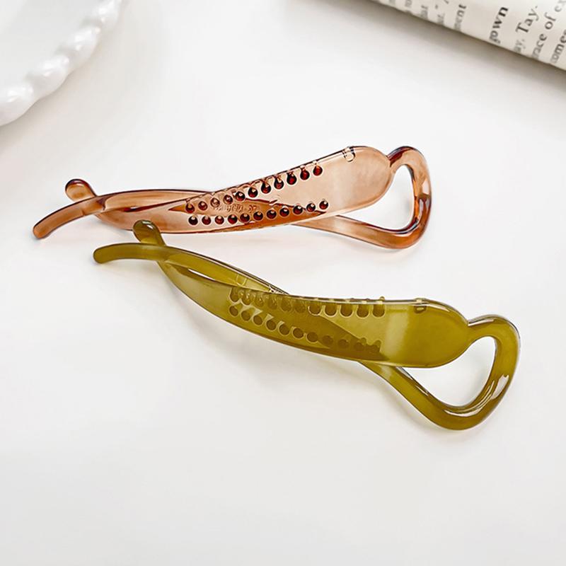 Minimalistischer Twist Bananenclip Einfache Haarspangen Zopfhalter Elegante Haarnadeln Für Damen Mädchen Mode Haaraccessoires Geschenke