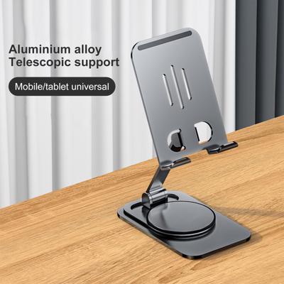 Telefon Tutucu Kaymaz 360 Derece Taban Katlanır Dönme Sabit Destek Taşınabilir Masaüstü Tembel Destek Tablet Standı