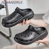 Womens Home Slippers Men's Sandals Summer Garden Clogs Shoes Man Beach Slipper Outdoor Waterproof Soft Slides Casual Anti Slip