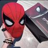 Popular Breathable Spider Man Headset With Chin Operable Blink Touch Glowing Mask Miles Halloween Cosplay Boys Headgear Toy