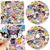 Entzückendes 50er Set Sanrio Sticker Kuromi für Gepäckdekor