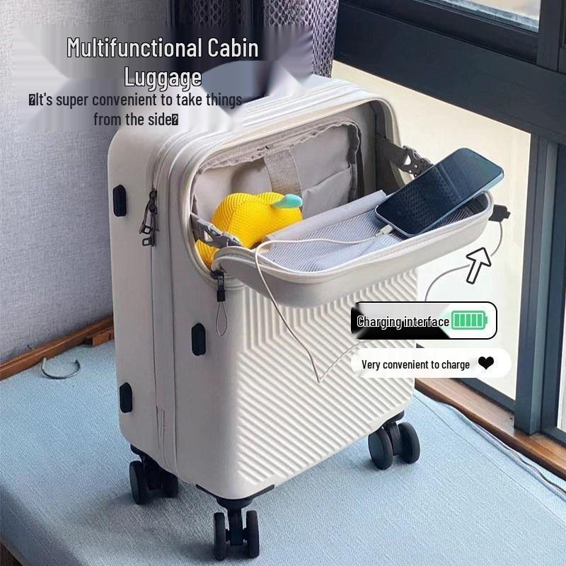 New Style Front-Opening Password Suitcase for Female Students - Carry-On