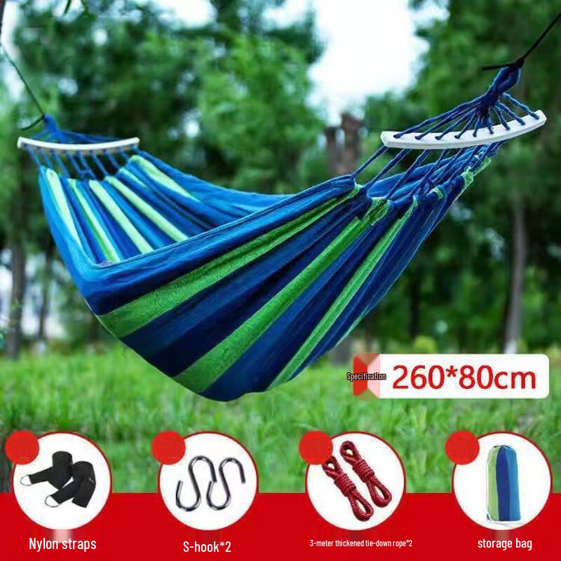 FEBORY Portable Double Canvas Hammock