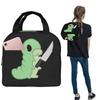 Hollow Knight Grub With A Knife Insulated Lunch Bag for Women Kids Portable Food Boxes Thermal Lunch Box Tote