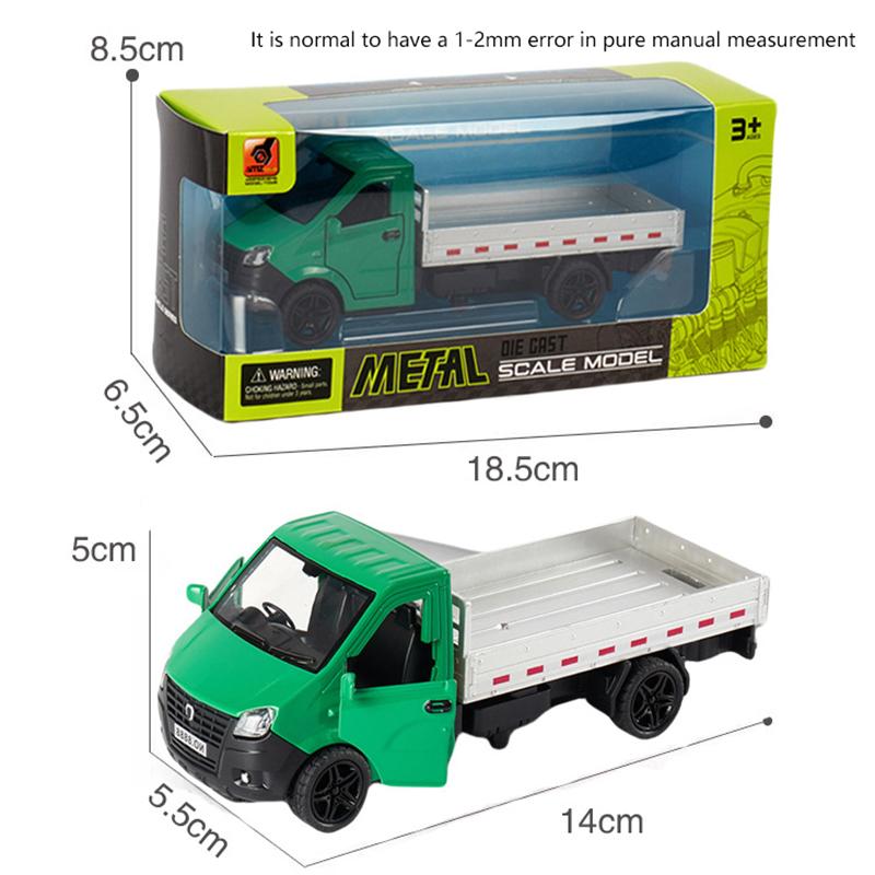 1:36 Scale Realistic Metal Delivery Truck Toy Miniature Transport Vehicle Model For Kids