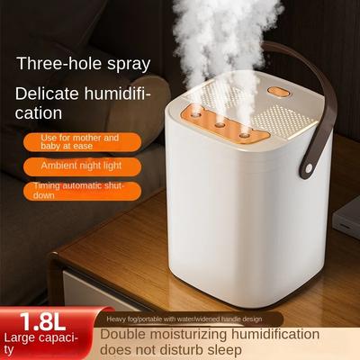 1,8 l nawilżacz powietrza do użytku domowego dyfuzor zapachowy o dużej pojemności z potrójnym rozpylaczem ładującym przez USB 3 tryby z małą lampką nocną LED