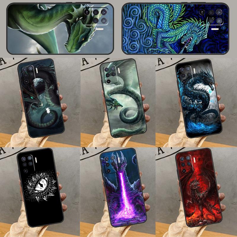 Custodia Leggendaria per Telefono Drago Per Oppo A40 A60 A80 A78 A98 A18 A38 A58 A74 A94 A54 A16 A76 A96 A15 A17 A77 A57S