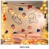 Ledotime Cute Cartoon Wall Tapestry with LED Lights