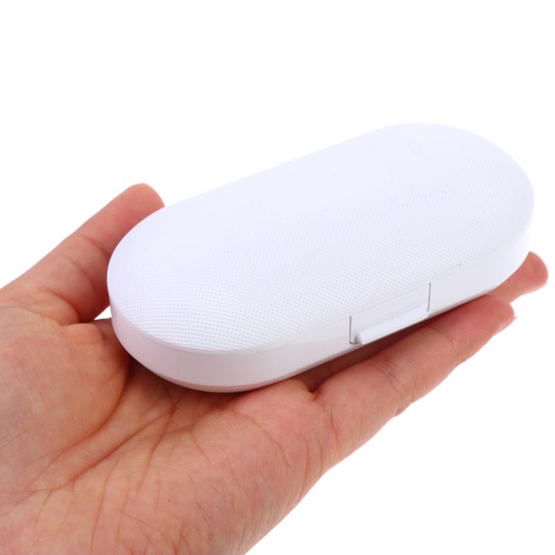 1Pcs Hard Shell Hearing Aid Protective Case Portable Water-resistant Storage Organizer for Outdoor Travel Use