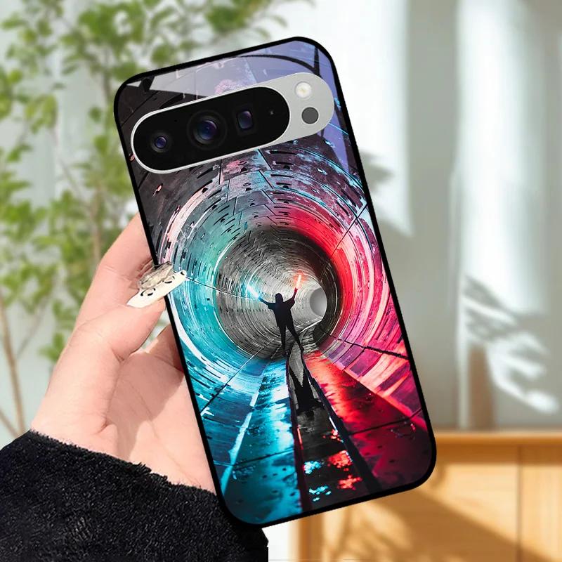 Für Google Pixel 8 8a Glas Handyhülle Pixel8 Pro Gehärtetes Glas Handyhülle Für Google Pixel 7a 7 Pro Pixel7 Stoßfeste Hüllen