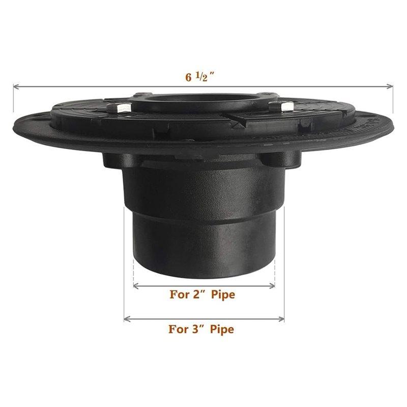 A84X-Rubber Gasket Included 2-Inch Sub Drain, Shower Drain Base, Shower Drain Base With