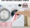 Microfiber Cleaning Cloth Roll, Tear Away Microfiber Kitchen Towels 20Pcs, Reusable Washable Rags, Scratch Free, Ultra Absorbent Dish Rags