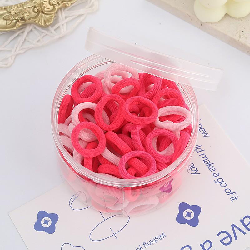 Cute Candy Color Hair Ties for Girls - Non-Damaging Rubber Bands & Towel Rings