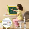 VEVOR Easel Accessory Set, 32 PCS Kid's Art Easel Painting Kit Including Chalks, Dry-Erase Markers & Paper Rolls