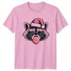 Raccoon Christmas Holiday Unisexs TShirt Unisexs Tee Graphic Unisex Top