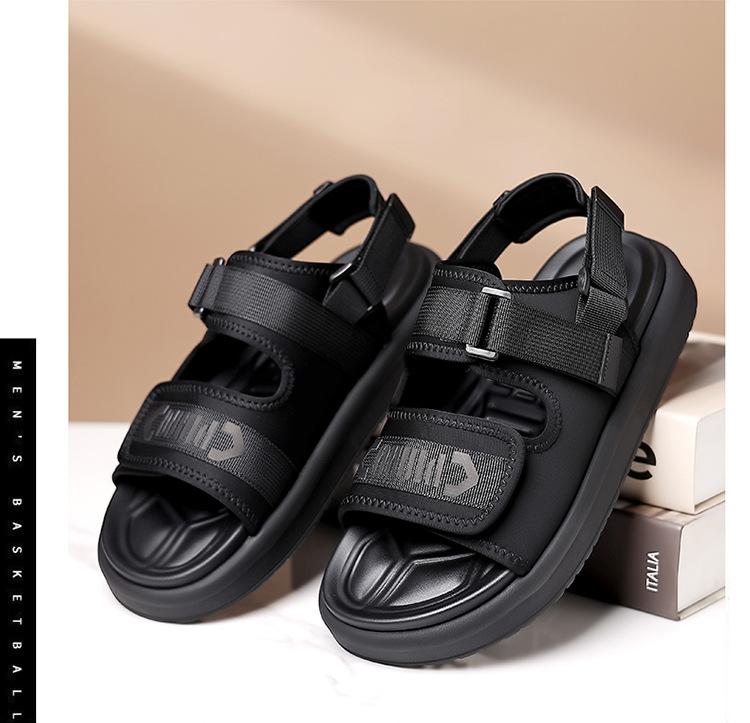 Summer Breathable New Men's Thick Soled Outdoor Beach Shoes Casual Soft-soled Sports Sandals for Men