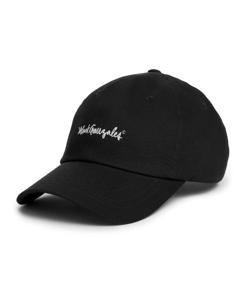 MARK GONZALES Signed Logo Basic Ball Cap - Black