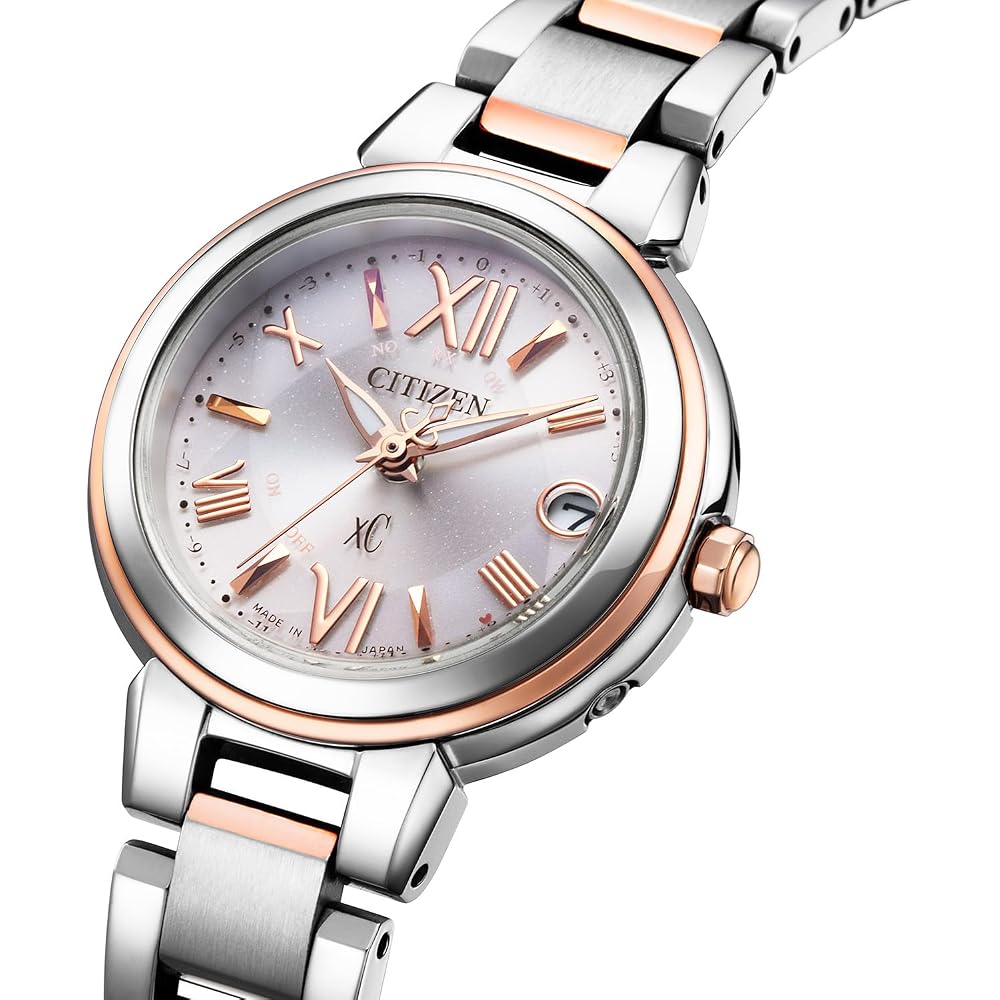 Citizen xC ES9434-53W Women's Quartz Watch Silver Pink 10 ATM Water Resistant Japan Made