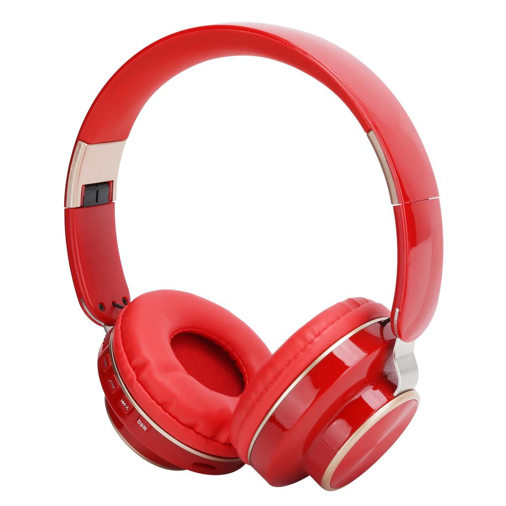 08S Náhlavní souprava Bluetooth 5.0 HiFi Skládací Teleskopická Sportovní Počítačová Herní SluchátkaČervená