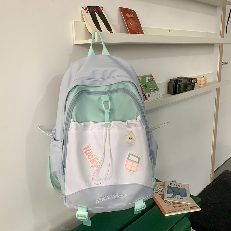 Casual backpack cute new female niche design ins style campus small fresh backpack large capacity schoolbag