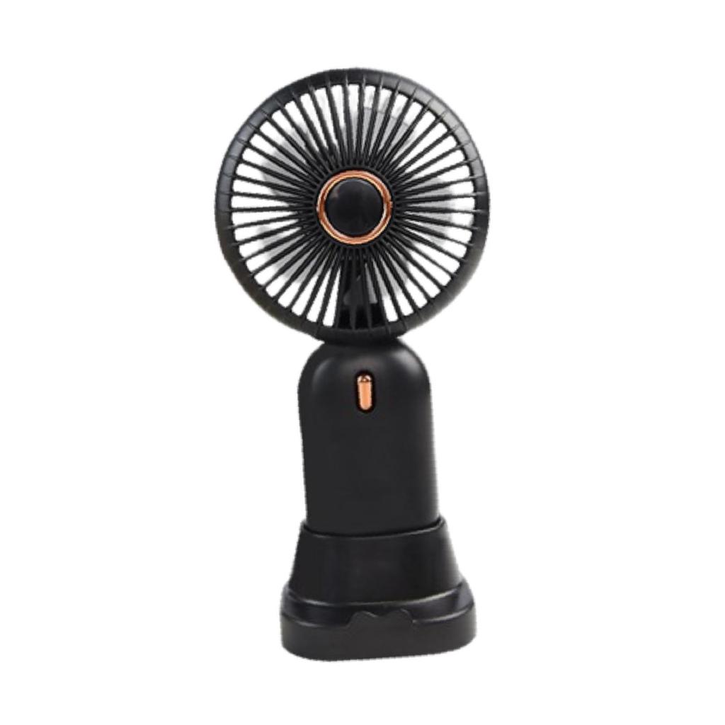Tragbarer Handventilator Wiederaufladbar Sommergeschenk Leiser Kleiner Handventilator Mini Schreibtischventilator zum Arbeiten Zuhause Camping Büro Angeln