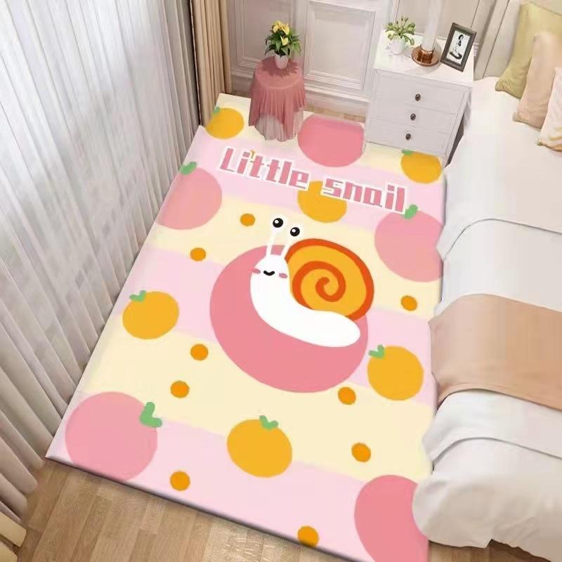 Ins Cartoon Bedroom Full of Bedside Carpet Household Baby Crawling Pad Living Room Children's Room Cute