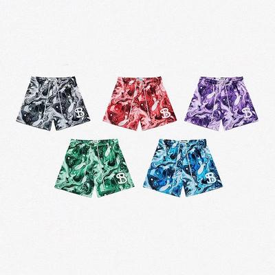 BKTSQD Herren Schnelltrocknende Mesh Perlen Basketballshorts - Outdoor, Lockerer Schnitt, Große Größen