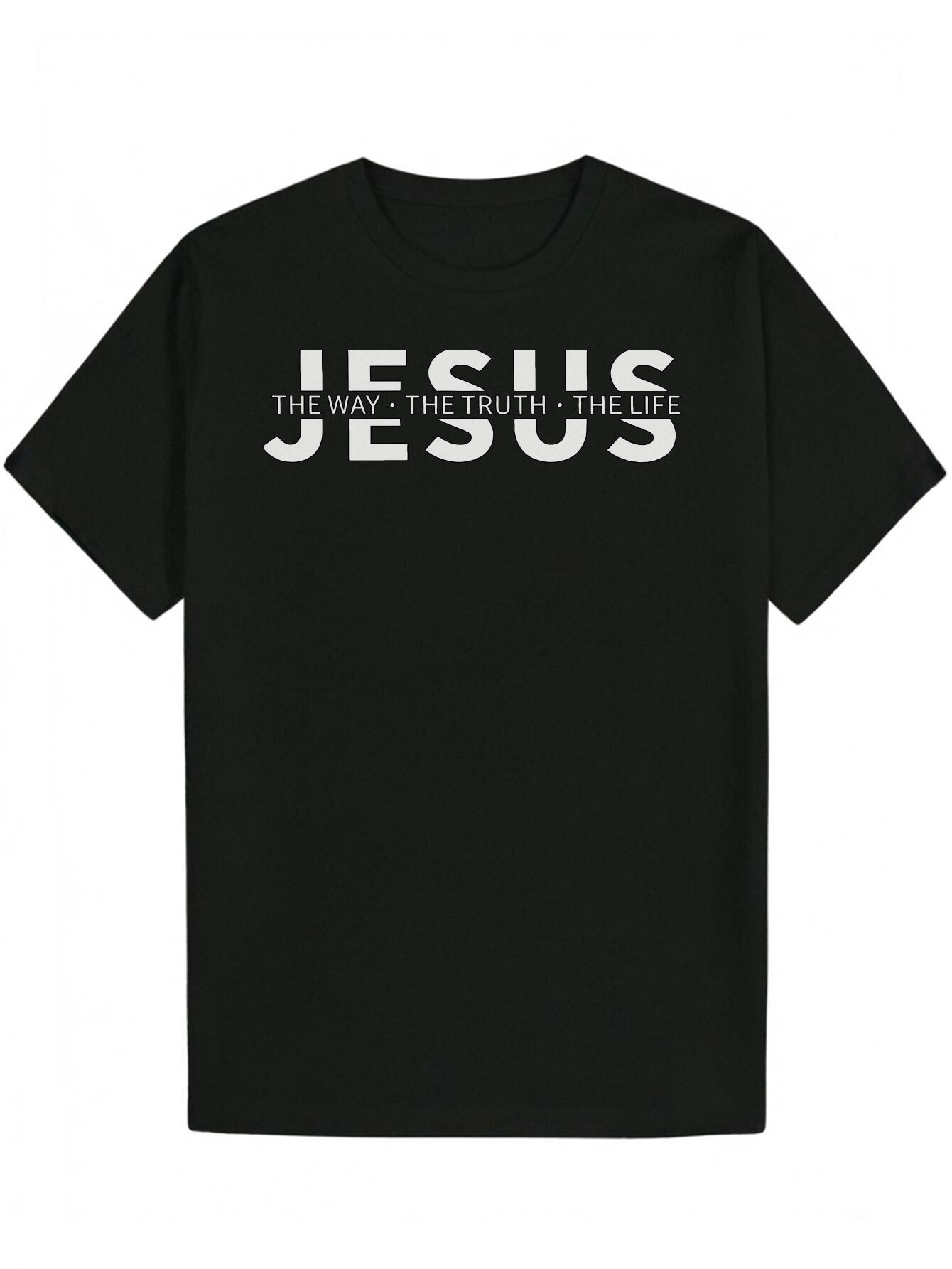 Religious Christian Faith T-shirt - Jesus The Way XXL