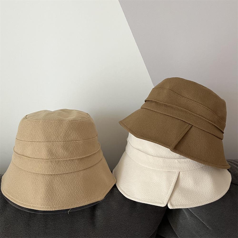 New autumn and winter sunshade fisherman's hat children's versatile washbasin hat casual fashion foldable