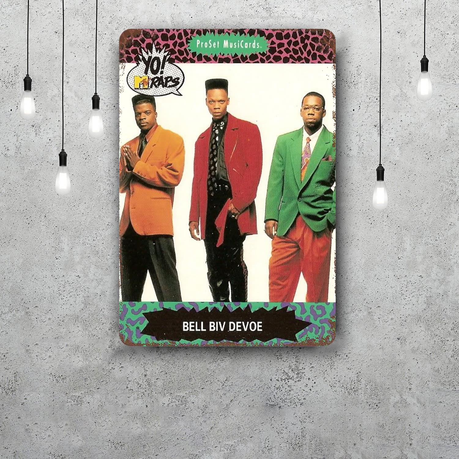 

bell biv devoe Decor Poster Vintage Tin Sign Metal Sign Decorative Plaque for Pub Bar Man Cave Club Wall Decoration 20x30cm（7.8x11.8inch）