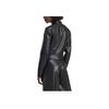 adidas Originals Adibreak Premium Pleather Track Top Fashion Casual Sports Slim Jacket Women Jackets Black IW3428