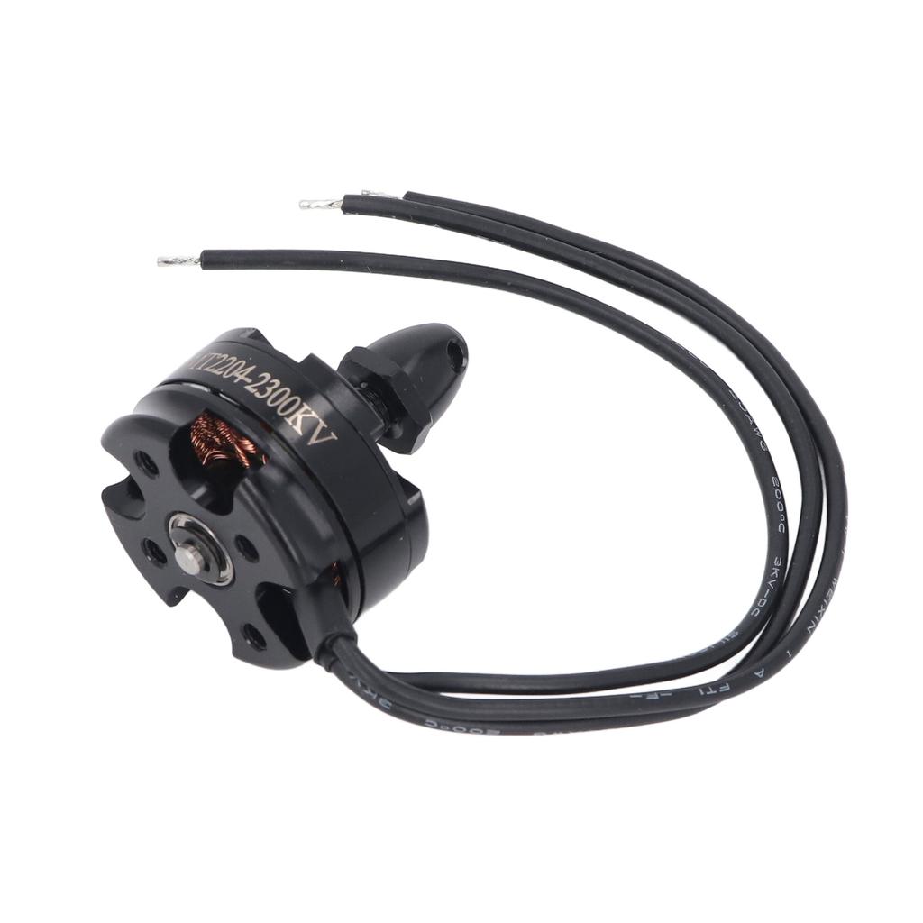 RC FPV Drone Brushless Motor Maximum Thrust 420g MT2204 2300KV for QAV 180 210 250 Black