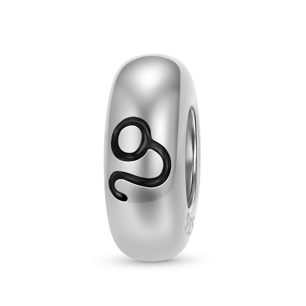 12 Astrological Constellations Spacer Stopper Beads Authentic 925 Sterling Silver Fit Charms Bracelet Women Jewelry Making