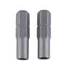 2Pieces Compact Hex Shank Adapter Converts 6.35mm 1/4Inch To 4mm Bits Socket Holder Screwdriver Inserts Bit Adapter