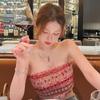 Garden butterfly necklace does not fade, female high-end sense, phantom butterfly fringed necklace design sense