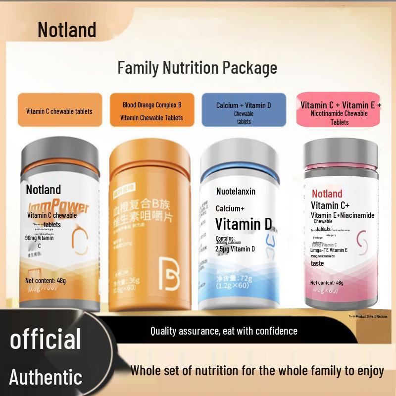 Nott.Land Niacinamide, Calcium VD, Blood Orange B & Vitamin C Combo Pack